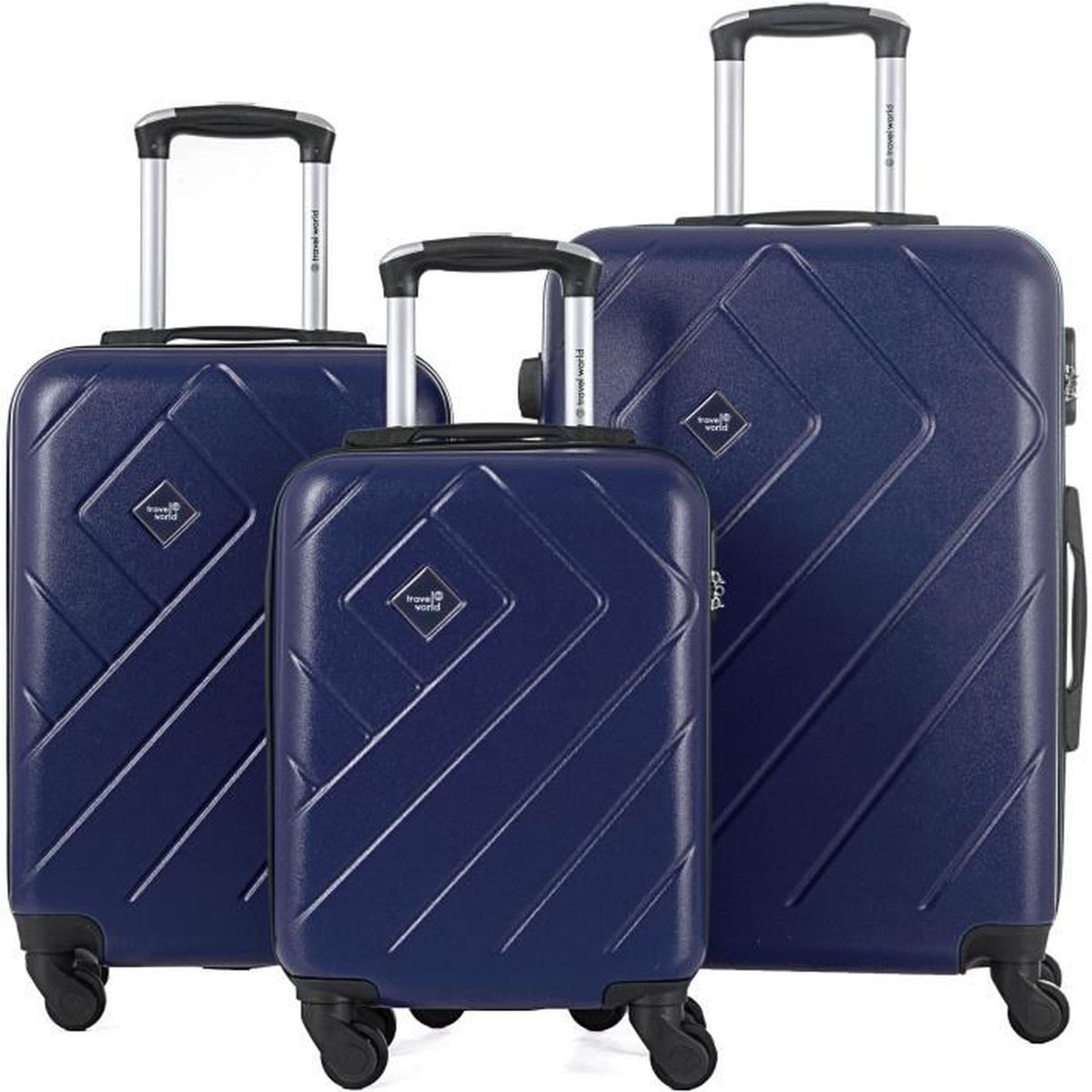 Large Luggage Tag pour valises et sacs de voyage sur avion adresse de retour et Nombre 