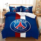 Paris Saint Germain PSG Parure de Lit 220240cmAvec 2 taies doreiller 50x75cm avec fermeture clair pour adultes et enfants