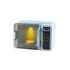 GEN Four micro ondes electronique enfant - Plateau tournant, minuterie, son et lumiere - Set Jouet accessoire cuisine + carte