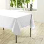 DOUCEUR D'INTERIEUR Nappe rectangulaire unie en 300 cm ESSENTIEL blanc