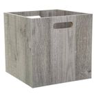 5 FIVE SIMPLY SMART 5five - panier 31x31cm "mix n' modul" effet chêne gris