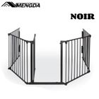 Barrière de sécurité enfant MENGDA - Pliable - Noir - 3M