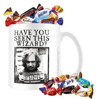 HARRY POTTER - Mug Sirius Black garni de 15 chocolats Célébrations - LICENCE OFFICIELLE - Idéal pour la Fête des Mères