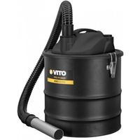 Aspirateur de cendres VITO 1200W 18L - Filtre HEPA - Barbecues Poêles - Souffleur Auto nettoyage du filtre
