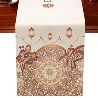 Chemin de Table,Nappe décorative du Ramadan et de l'aïd, chemin de Table, décoration musulmane, 2022- B[B68336641]