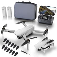 Drone Camera 4k, Drone de transmission 5G WIFI FPV, 40 minutes de vol sur 2 batteries, Moteur sans balais, Modes de vol multiples
