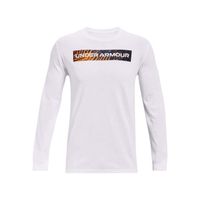 T-shirt homme Under Armour Wordmark Print Fill Blanc - Marque UNDER ARMOUR - Couleur principale Blanc