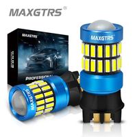 phares - feux,YELLOW--2 ampoules Canbus LED PWY24W PW24W 4014 pour Audi A3 A4 A5 Q3 VW MK7 Golf CC Ford Fusion, feux de clignotant a