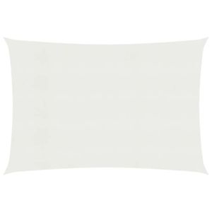 VOILE D'OMBRAGE Voile d ombrage 160 g/m² PEHD 5 x 8 m blanc