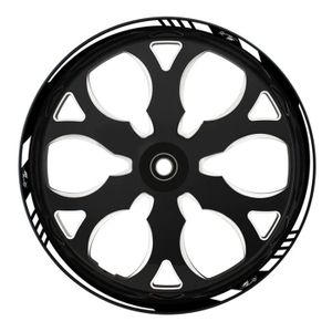 VTT vélo vélo autocollant jeu de course néon rouge mat 27-29