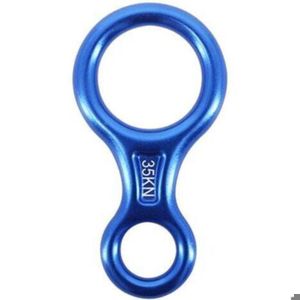 Descendeur D'escalade Pistro – Alliage D'aluminium, 15 KN, Pour Cordes 12-14 Mm – Assurage Et Rappel