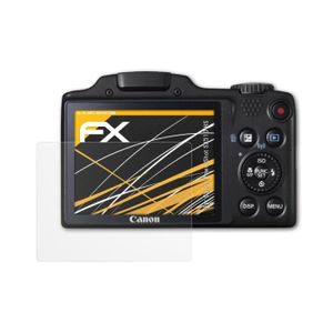 atFoliX Protecteur d'écran Compatible avec Canon PowerShot SX70 HS Film Protection d'écran 3X antiréfléchissant et Absorbant Les Chocs FX Film Protecteur 