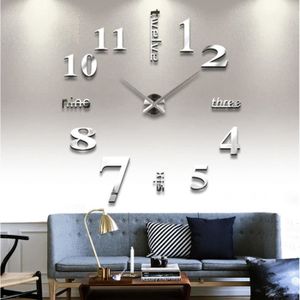 12 Pouces Decoratif Universel Silencieux Interieur Ronde Quartz Horloge Murale Non-coutil pour la Salon,la Cuisine et le Bureau Argent TOOGOO Horloge Murale Moderne Grande