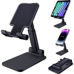 Support Téléphone Universel En Aluminium - Réglable - Compatible IPhone, Android, Tablettes