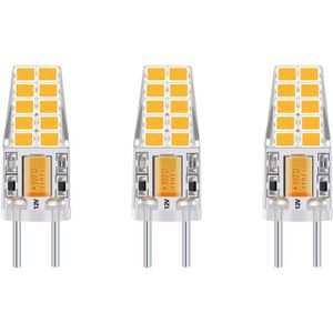 AMPOULE - LED 3-Pcs 3W 12V G6.35 Led Ampoule Culot T3 - T4 - T5 