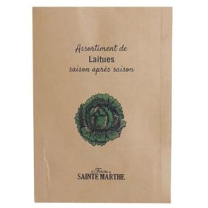 GRAINE - SEMENCE La ferme Sainte Marthe - 500 graines AB - Laitues 