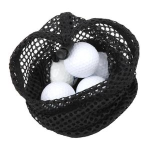 BALLE DE GOLF Golf Ball Mesh Bag Nylon Storage Pouch Drawstring 