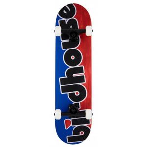 SKATEBOARD - LONGBOARD Skateboard Complète BIRDHOUSE Toy Logo 8' Red/Blue - Érable canadien, Epoxyde, PU casted