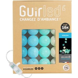 GUIRLANDE LUMINEUSE INT Guirlande lumineuse boules coton LED USB - Veilleu