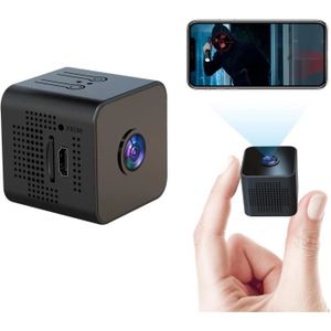 Webcam Mini caméra Espion sans Fil WiFi Sécurité Domestique Enregistreur  vidéo intérieur, extérieur Vision Nocturne 30 m Étanche - Cdiscount  Informatique