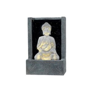 WYANG M/éditer Assis Statue De Bouddha Sculpture Figurine Artisanat pour la D/écoration De La Maison Ornement Or 01