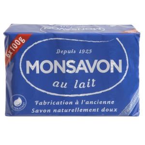 SAVON - SYNDETS LOT DE 5 - MONSAVON - Savon solide au lait - 6 sav