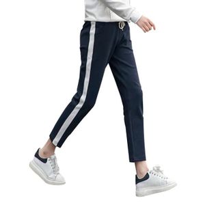 PANTALON DE SPORT Pantalon de Jogging Femme - 100% Coton - Bleu - Ru