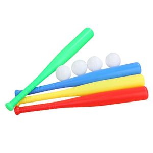 BASEBALL BAT 4 ensembles de battes de baseball jouets en plastique