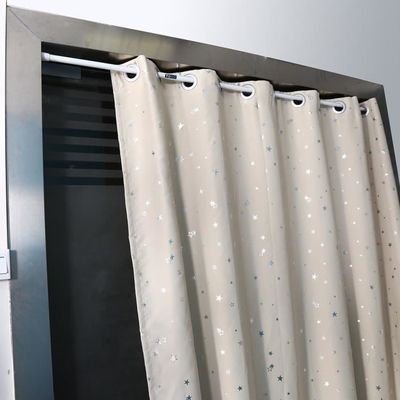Tringle à Rideaux Extensible 55-85 Cm - Blanc - Fixation Collée Ou Vissée Sans Perçage - Pour Fenêtres Cuisine/salle De Bain