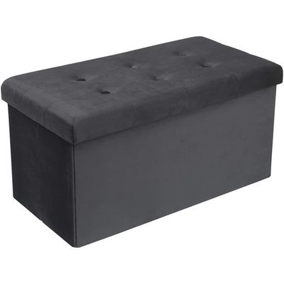 Tabouret marchepied escabeau avec coffre de rangement