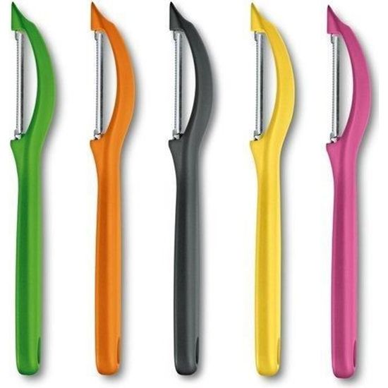EPLUCHEUR FRUITS ET LEGUMES VICTORINOX ROSE ECONOME ERGONOMIQUE EPLUCHEUR FRUITS ET LEGUMES VICTORINOX ROSE ECONOME ERGONOMIQUE