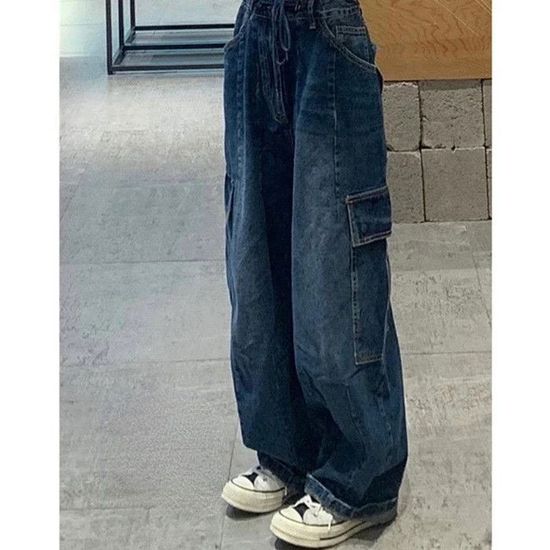 Jean Femme Old Navy Sweetheart Taille 16 Bleu Marine - Coupe Droite Crop - Occasion Très Bon état