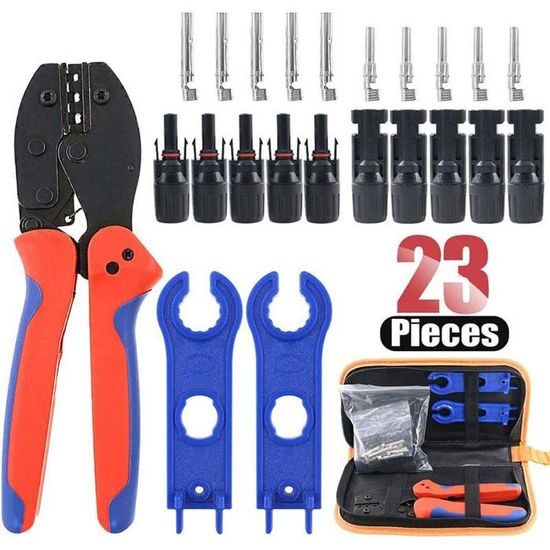 Quadrios 22T015 22T015 Set d'outils de sertissage pour embouts de câble