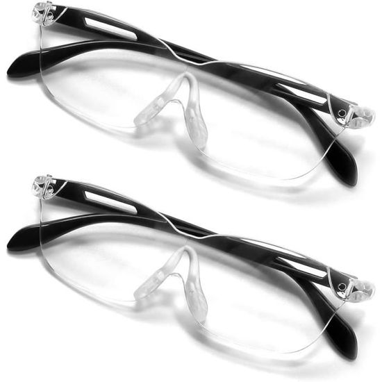 Lot De 2 Loupes Grossissantes 160 Loupes De Lecture Portables Pour Travaux De