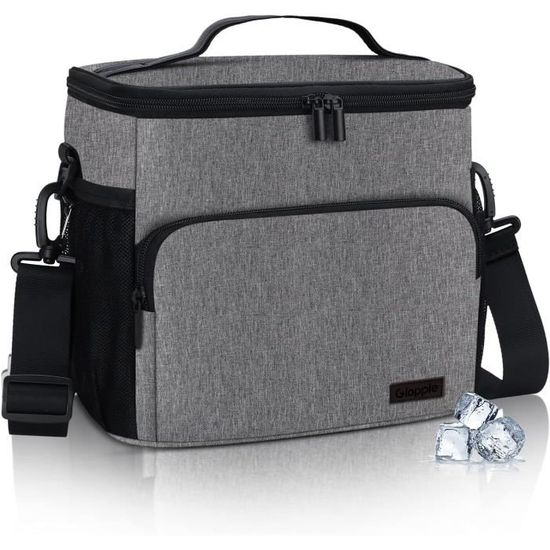 Sac Repas Isotherme AOSBOS 10L – Bandoulière Réglable, Doublure Étanche, Parfait Pour Le Bureau, Pique-nique Et Voyages - 13