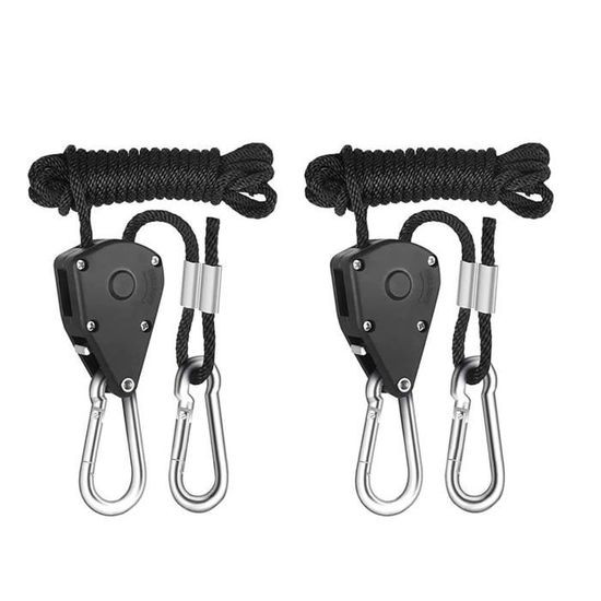 Lot De 6 Tendeurs De Câble M8 Avec Crochet Et Crochet - Acier Galvanisé, Réglables, Pour Câbles, Cordes, Chaînes