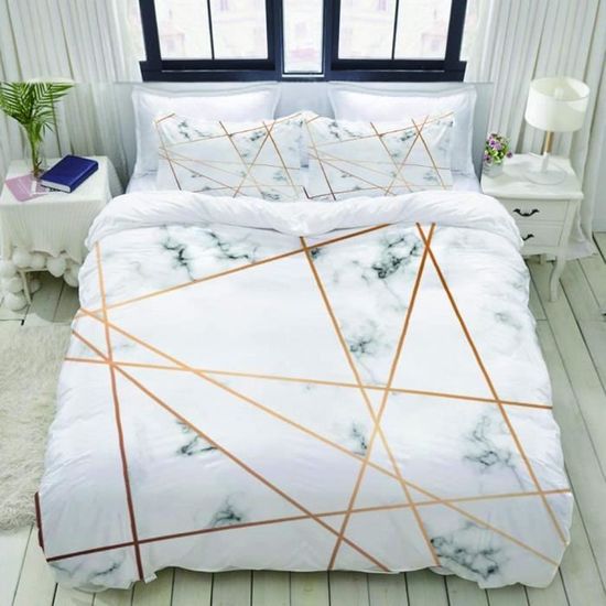 Housse De Couette à Volants, à Carreaux Noirs Et Blancs