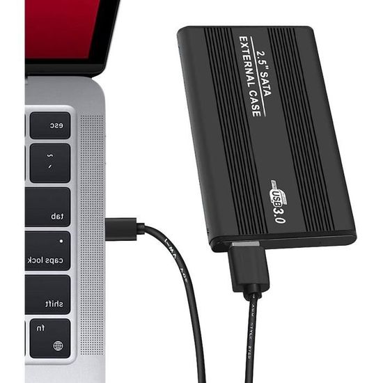 Disque dur externe USB 3.0 à haute vitesse pour ordinateur portable à disque  dur portable de 2 To FHH200109003BK - Cdiscount Informatique