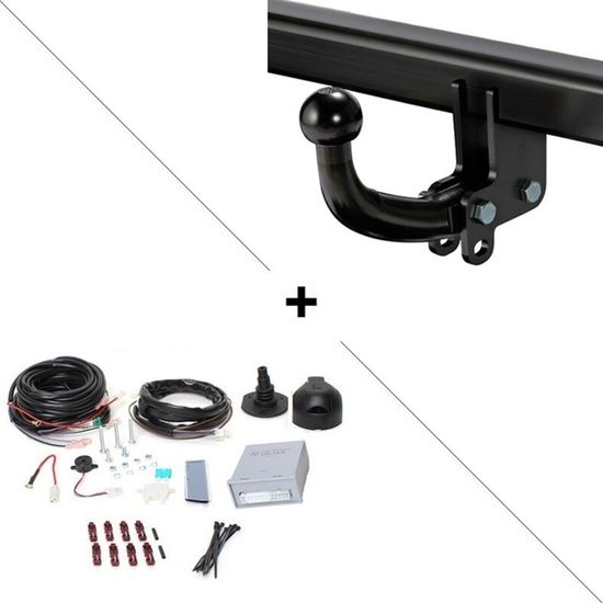 Attelage Rigide Avec Kit électrique 7 Broches Pour Peugeot 308 II Break/SW (03/2014-06/2021) - Homologué UE - Charge Max 75kg