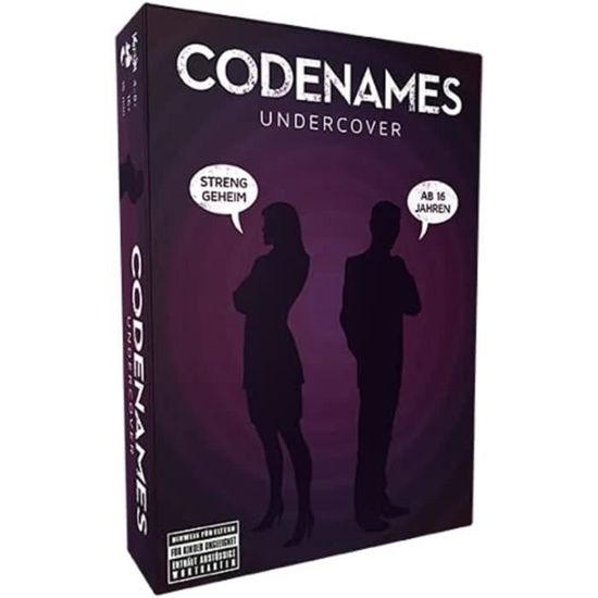 Codenames Undercover Jeu de Communication sans Jeunes a partir de 16 Ans Allemand CGE Jeu de Mot