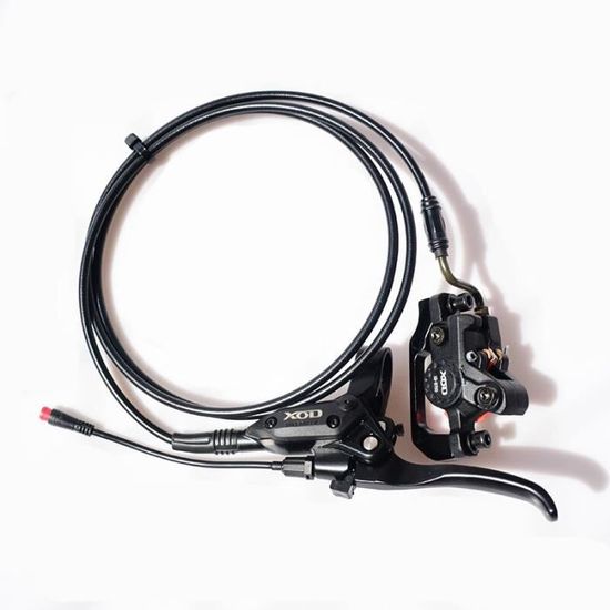Besttoolifes Kit Freins Disque Hydrauliques VTT EBike - 160 Mm, 2/3 Broches, Huile Minérale, Doré