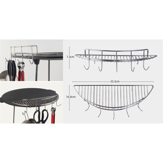 Plaque de cuisson commerciale , 43 cm (16,9 po), robuste, à commande manuelle, avec plaque