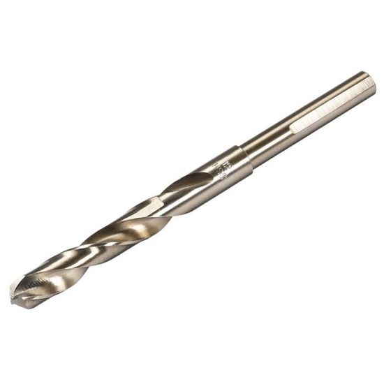 1 Pièce Foret à Tige Réduite HSS 12.5 Mm – Foret Bois Métal Aluminium Acier Rapide, Diamètre Tige 12.7 Mm
