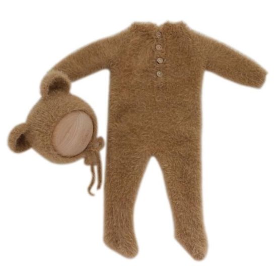 Kit Photo Nouveau-né Uposao - 1 écharpe Extensible + 1 Bonnet - Pour Bébés 0-6 Mois - Séances Photo, Cadeau De Naissance