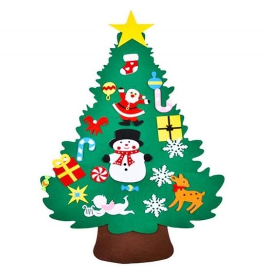 Arbre De Noël En Feutre, Bricolage, De Nouvel An, ... - Grandado