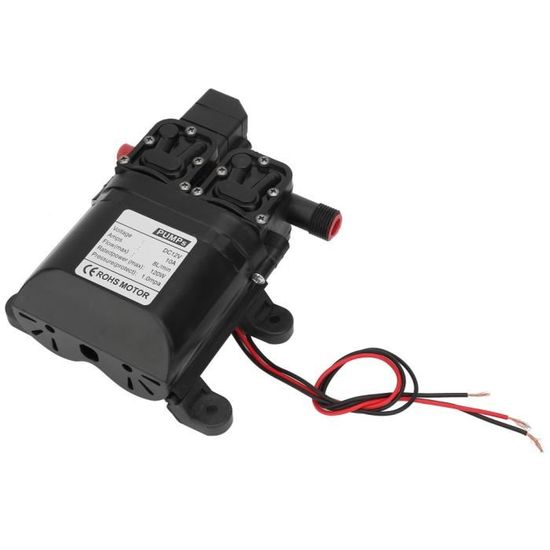 Pompe à Membrane 12V Auto-Amorçante 17L/min 120W 40PSI - Pour Camping-Car, Caravane & Nettoyage
