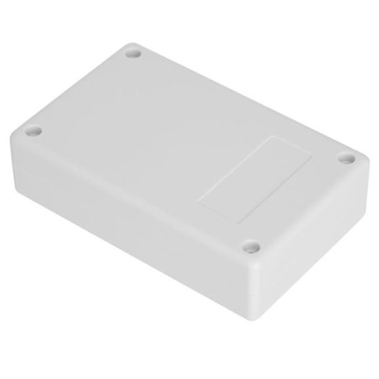 Boîte de projet en aluminium Boîtier argenté mat