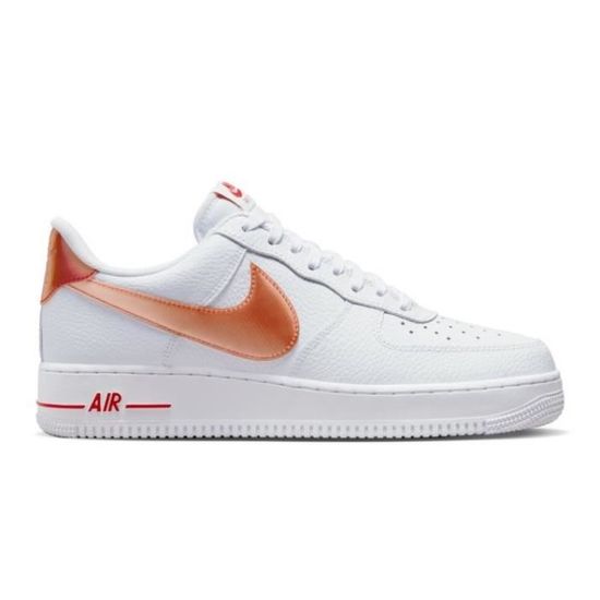 Basket Air Force 107 NIKE Blanc Cuir Lacets Adulte Blanc Cdiscount Chaussures