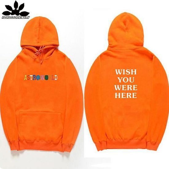 Pull capuche TRAVIS SCOTT ASTROWORLD sweat capuche