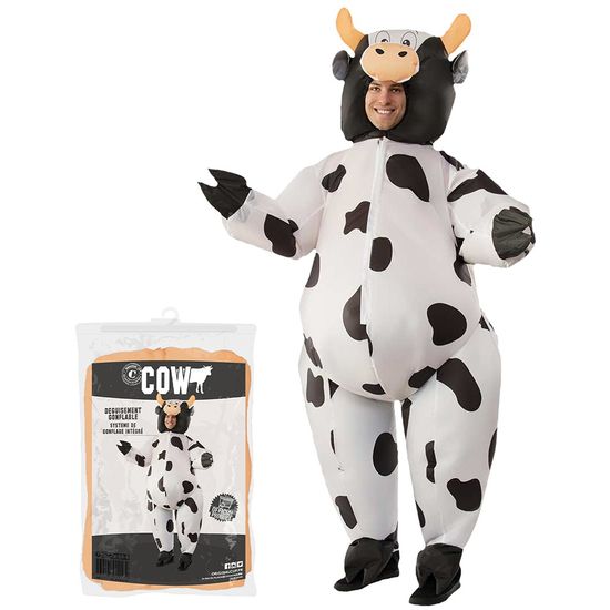 Costume gonflable vache - ORIGINAL CUP - Cow U - Mixte - Intérieur - Polyester